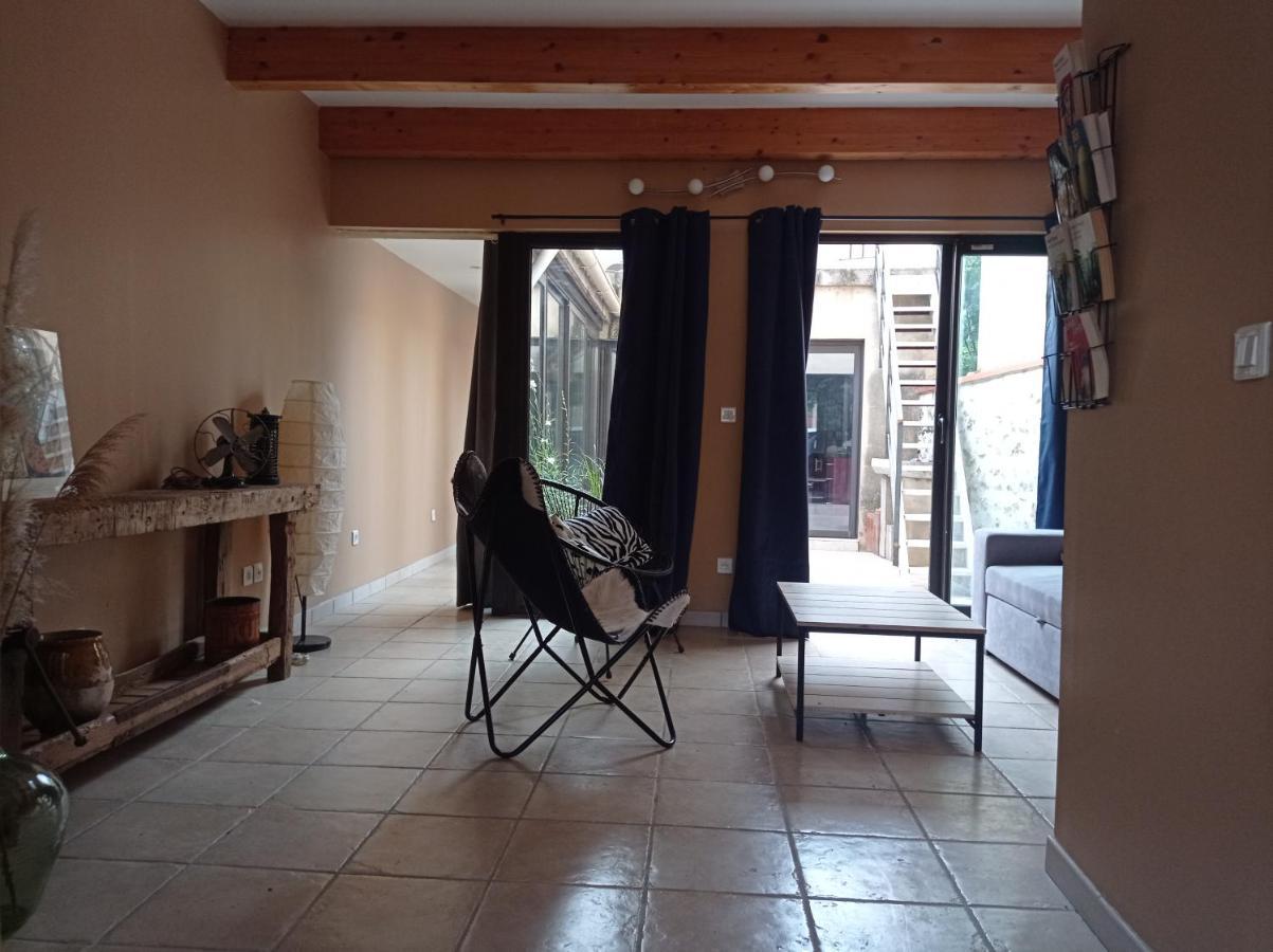 Maison De Charme Avec Patio Et Terrasse De Toit Estagel Екстер'єр фото